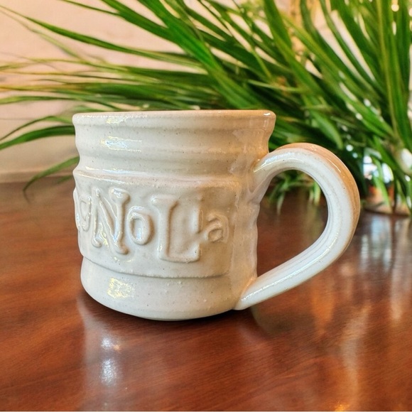 Magnolia Market Ceramic Mug – Embossed “Magnolia” Text - Picture 3 of 10
